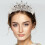 Coroa para Noiva com Strass - Pacote com 1 unidade - 16,29 x 5,89 x 2,75 polegadas 8