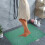 Covoraș de baie antiderapant Interlock, 30x30cm, verde, PVC 4