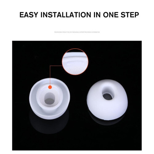 Silicone Ear Tips for AirPods Pro S/M/L White 1 Pair 1