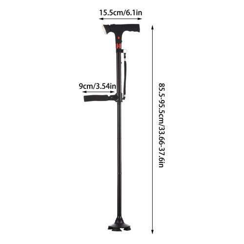 LED Walking Cane Foldable Adjustable Lightweight 1 pc 2