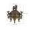 Copper Incense Burner with Lid, 6cm, Three-Legged 2