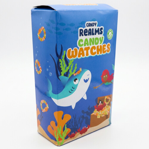 30pcs Candy Realms Candy Watches 17g - Individually Wrapped Retro Dextrose Sweets