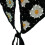 Damen-Strickkopftuch mit gehäkeltem Blumenmuster, grün 8
