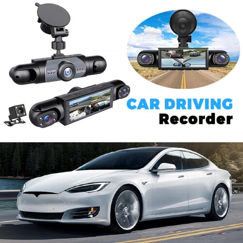 4-kanals dashcam-system 1080P mörkerseende 1 set 2