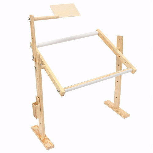 Adjustment Solid Wooden Frames Tabletop Crossstitch Embroidery Floor Stand For Needlework Sewing Handmade Tools Cross Bracket 2