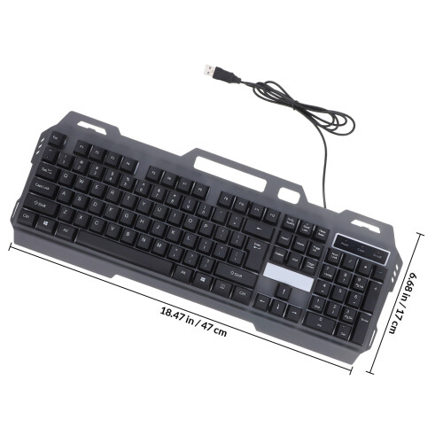USB Tastatur Schwarz 26 Tasten Multimedi 1