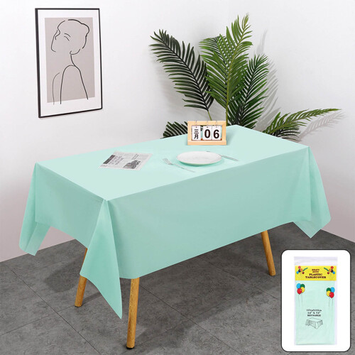 Rectangle Plastic Tablecloth 183 x 137 cm, Wipe-Clean 1