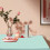 Disposable Plastic Tablecloth 72 x 54 in Blue 4