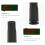Socle de support pour sapin de Noël noir, 6 pièces 4
