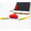 Audio Splitter Adapter 1Pack Heart Shape for 3.5mm Stereo Headset Black Plastic 5
