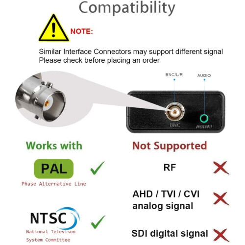 Μετατροπέας HDMI σε BNC με έξοδο ήχου 3,5 mm 1