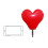 Audio Splitter Adapter 1Pack Heart Shape for 3.5mm Stereo Headset Black Plastic 8