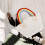 Großer gewebter Korb aus Rattan, Regenbogenfarben, handgewebt 2