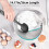 14" Heat-Resistant Silicone Spoonula, Non-Stick, Black 5