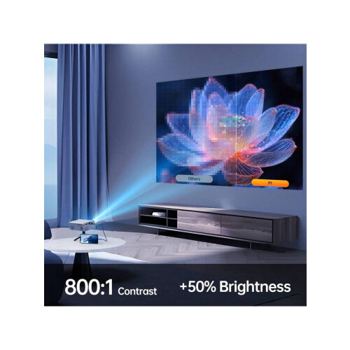 Μίνι προβολέας με USB SD HDTV και ενσωματωμένο ηχείο 1