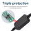 USB 5V til 12V cigarettænderadapter 1A 5