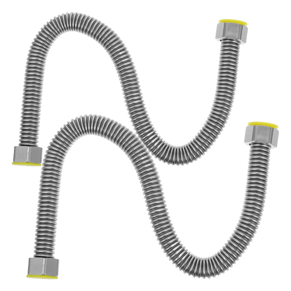 Homoyoyo Flexible Corrugated Water Heater Hose 2-Pack Replacement Tubing 9357860029933