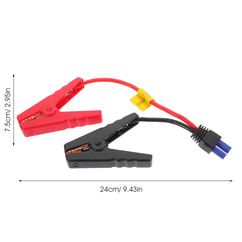 12V bilstartkabel med krokodilklämmor 1