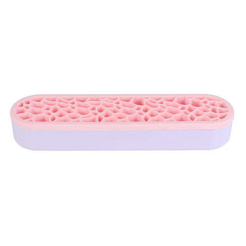 Support porte-pinceaux de maquillage en silicone (1 pièce)