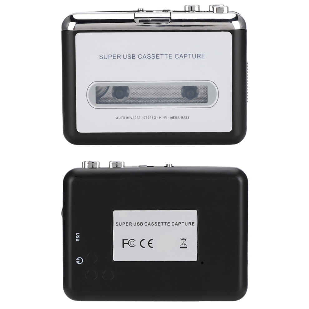 Portable Usb Cassette Player, Convert Analog Tapes To Mp3 Files, Includes Software Cables 9180479286400