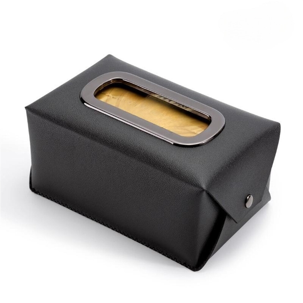 2Pcs Car Tissue Holder, Car Extra Large Tissue Organization, Pu Leather Car Tissue Holder Visor For Universal Vehicle 9557311915345