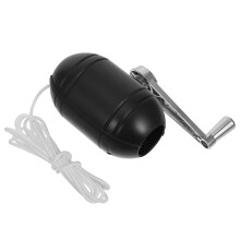 Manivelle rotative pour parasol de terrasse, en plastique noir, 1 pièce