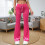 Calça Palazzo Feminina Slim Reta com Cintura Elástica 3