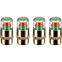 Krytky ventilků pneumatik 2,4 baru, 3barevné upozornění
