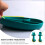 3Stk Babyspeiseset Silikon Mit Saugnapfteller Besteck 7