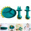 3Stk Babyspeiseset Silikon Mit Saugnapfteller Besteck 8