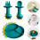 3Stk Babyspeiseset Silikon Mit Saugnapfteller Besteck 10