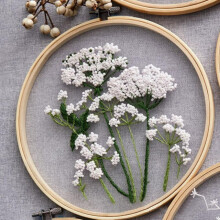 Dandelion DIY Transparent Embroidery Kit for Beginners – Handmade Cross Stitch & Needlework Art, Home Decor