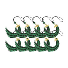 10 Pieces Graduation Tassels DIY Craft Souvenir Graduation Cap Tassels for and black
