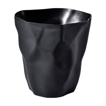 Elainilye Bathroom Trash Can, 3 Gallon Slim Bathroom Trash Can, Space-saving Waste Basket for Bathroom, Living Room, In Dormitory Bedroom, Black