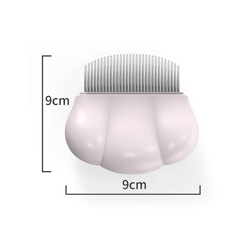 Pet Shell Comb for Hair Removal & Tangles, Plastic, Massaging Tool 1