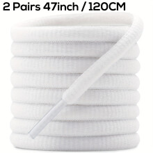 4 Pairs Half-Round Shoe Laces – Durable & Stylish, Compatible with Athletic Shoes, Running Shoes, Sneakers, Boots