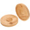 OUNONA Universal-Tassenuntersetzer-Set, khaki, 2-teilig 1