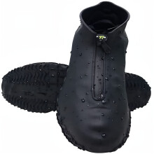 Cubrezapatos impermeables, reutilizables, plegables y antideslizantes con cremallera, protectores de zapatos, cubrezapatos, chanclas para la lluvia