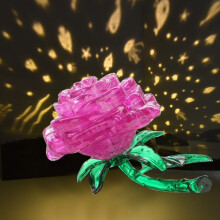 Lichidare de jucării 2023! CWCWFHZH Puzzle cu blocuri de construcție din cristal, puzzle romantic DIY, blocuri decorative, stivuibile