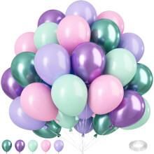 100 ballons de Noël rouges/verts/blancs, ballons confettis en latex pour fêtes, mariages, décorations du Nouvel An (sirène)