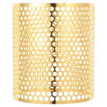 Abat-jour décoratif moderne en fer doré pour lampes de restaurants et de bars