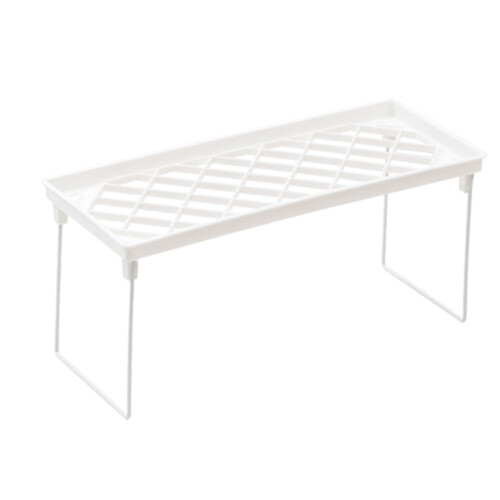 Expandable, Stackable, Foldable & Adjustable Cabinet Shelf Rack – Compatible with Kitchen, Pantry, Under Sink, Countertop
