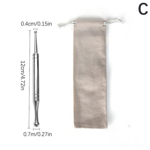 Χειροκίνητο βελονιστικό στυλό Terahertz Energy Stone Massage Tool Trigger Point Massager Stick για πρόσωπο, 2