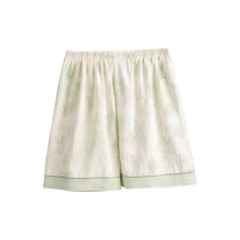 Pantaloncini da notte estivi da donna in popeline di cotone, leggeri e comodi, traspiranti, ideali per la casa e per le giornate calde, taglie M-2XL.