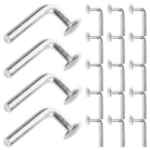 Tray Locker 100 Stück Palettenregal Fallbolzen verzinkte Tabletts Schwerlastregale Rugables Rostfreie Regalsicherungsclips