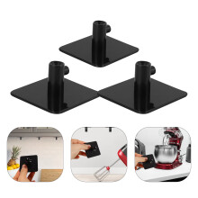Homoyoyo Lot de 4 crochets muraux pour accessoires de batteur sur socle, rangement pour batteur plat