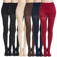 Run Resistant Control Top Panty Hose Opaque Tights