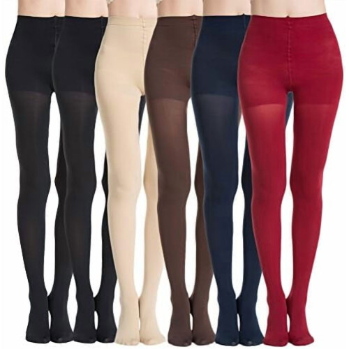 Run Resistant Control Top Panty Hose Opaque Tights