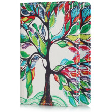 EpicGadget Passport Holder Travel Wallet – RFID Blocking, Minimalist PU Leather, Compatible with ID/Boarding Pass/Cards (Love Tree)