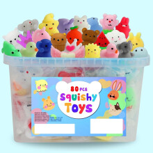 Cadeaux d'invités, jouets squishies kawaii en mochi, jouets sensoriels anti-stress en vrac pour sacs-cadeaux, bas de Noël, prix de boîtes à